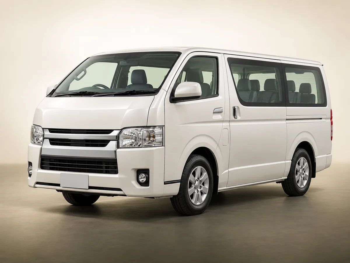 Illustrative nine-seat KDH-style van